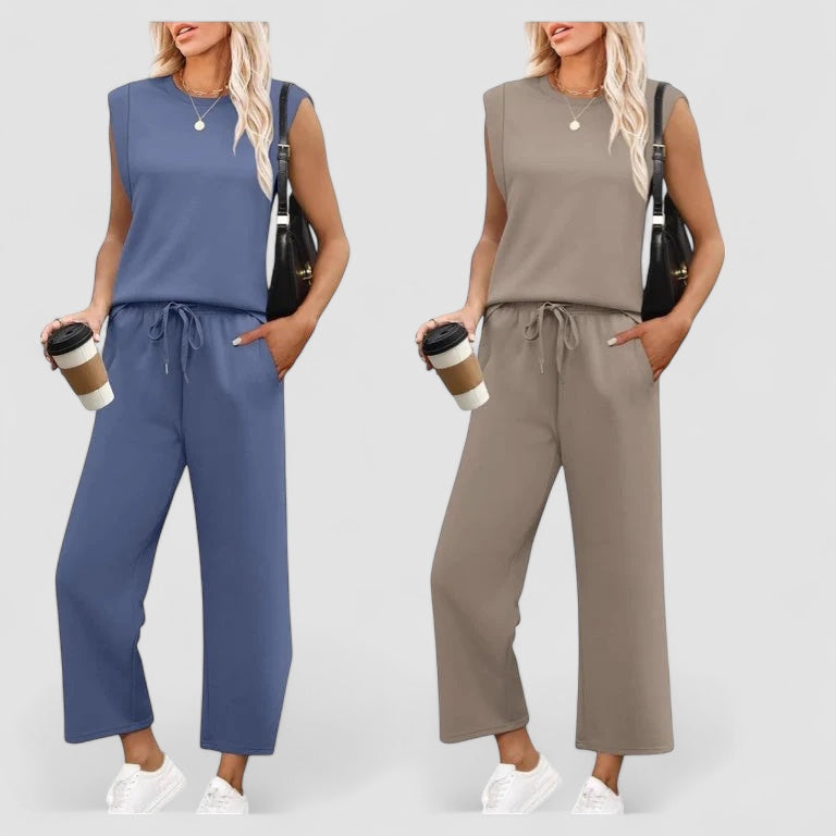 Holm™ | Ania To-delt Dametøj – Blødt, Elegant og Stilfuldt