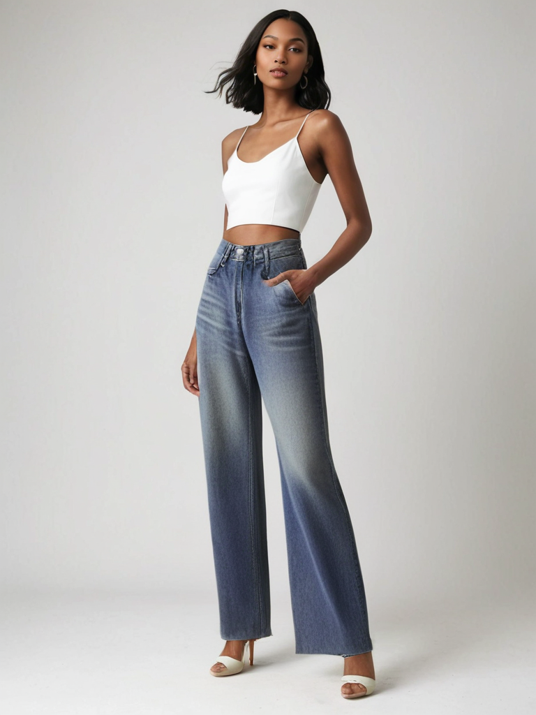 Holm™ | Jean Large Effet Usé