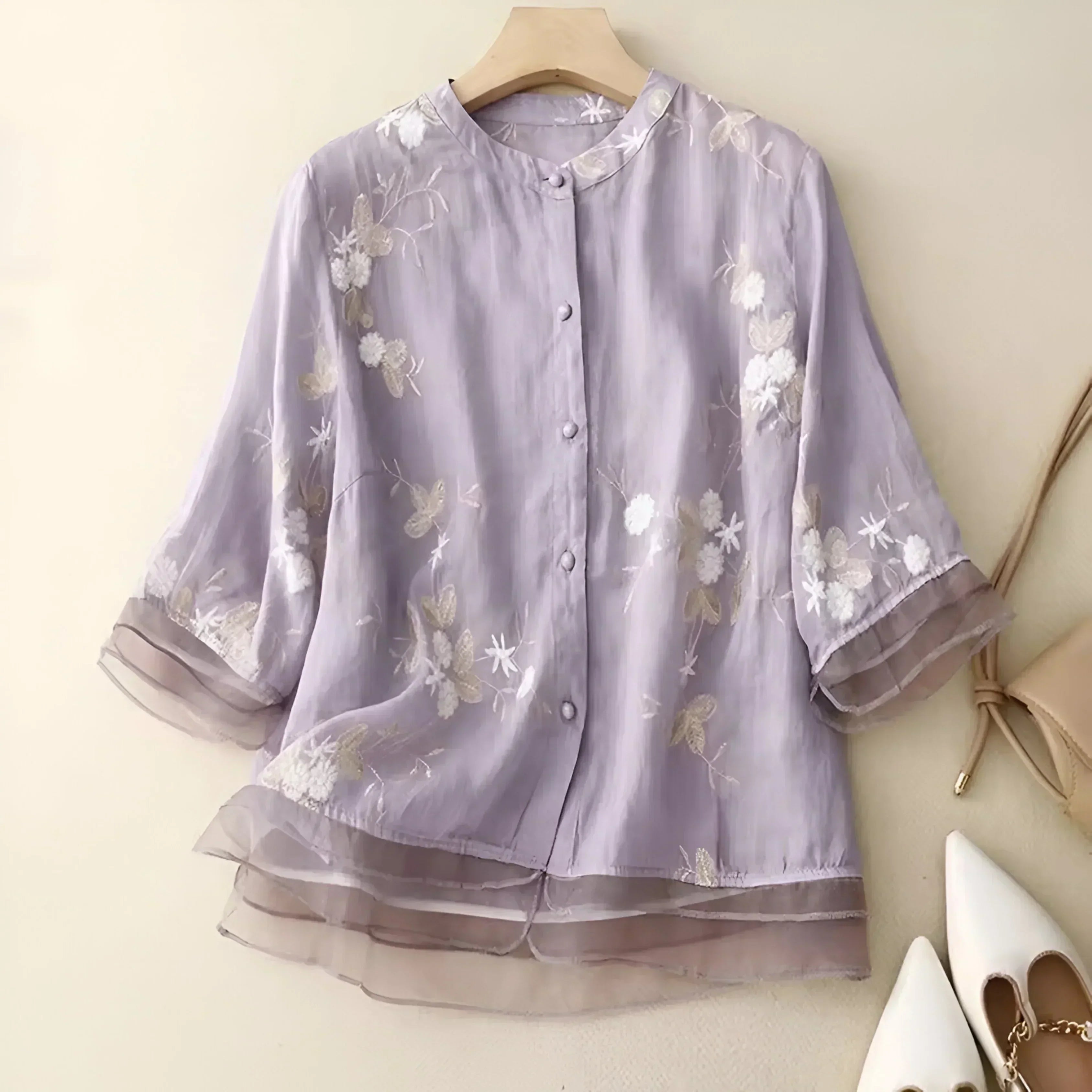 Emma – Light and Elegant Cotton Blouse