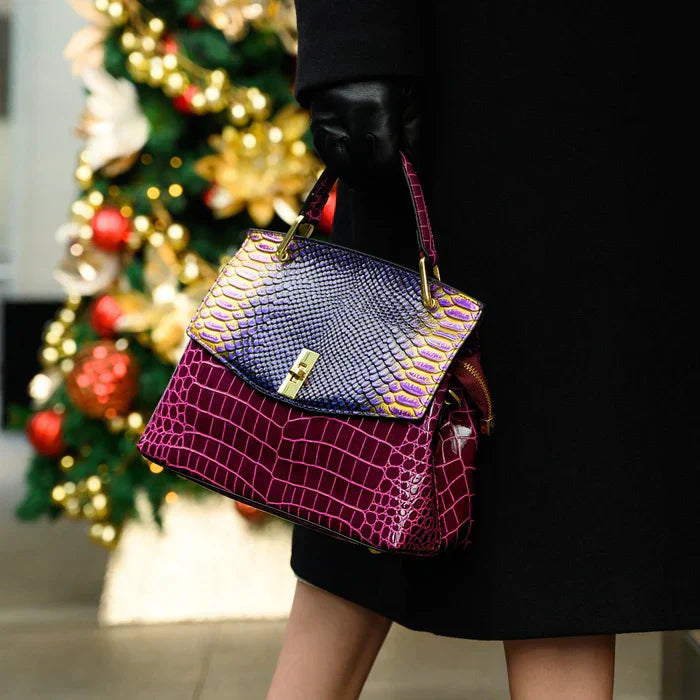 Holm™ | Crocelle Top Handle Bag