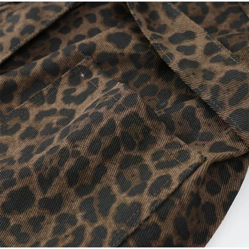 Holm™ | Jolina Leopard Bæltefrakke