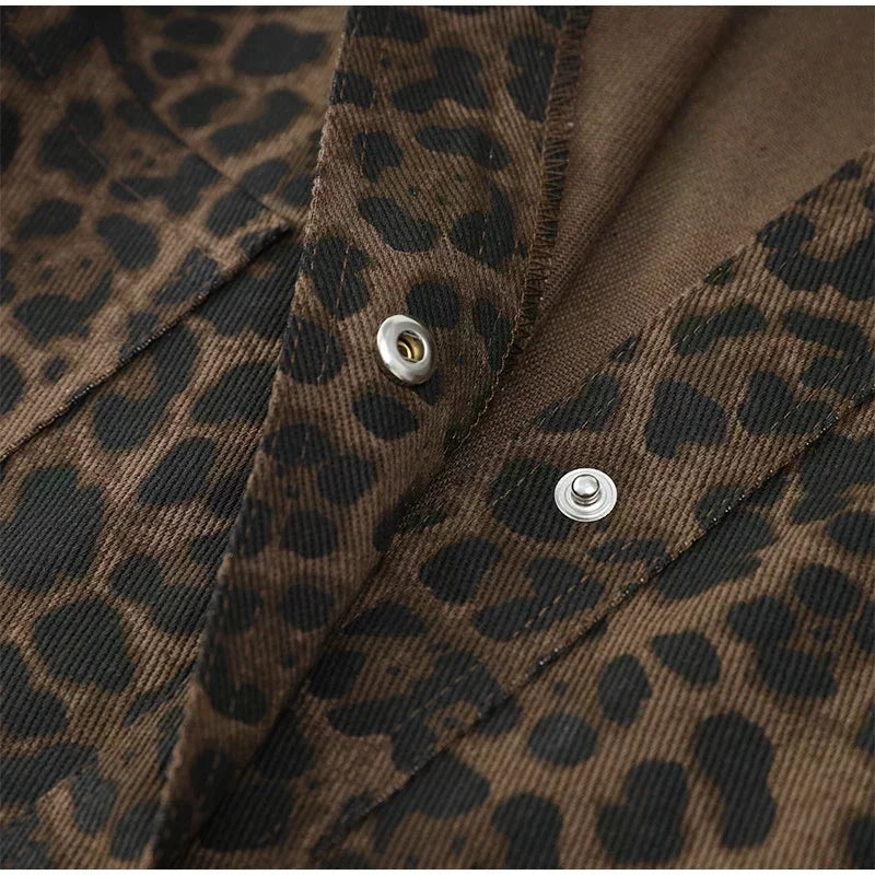 Holm™ | Jolina Leopard Bæltefrakke