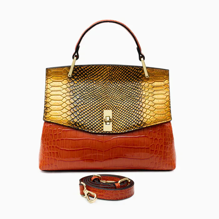 Holm™ | Crocelle Top Handle Bag