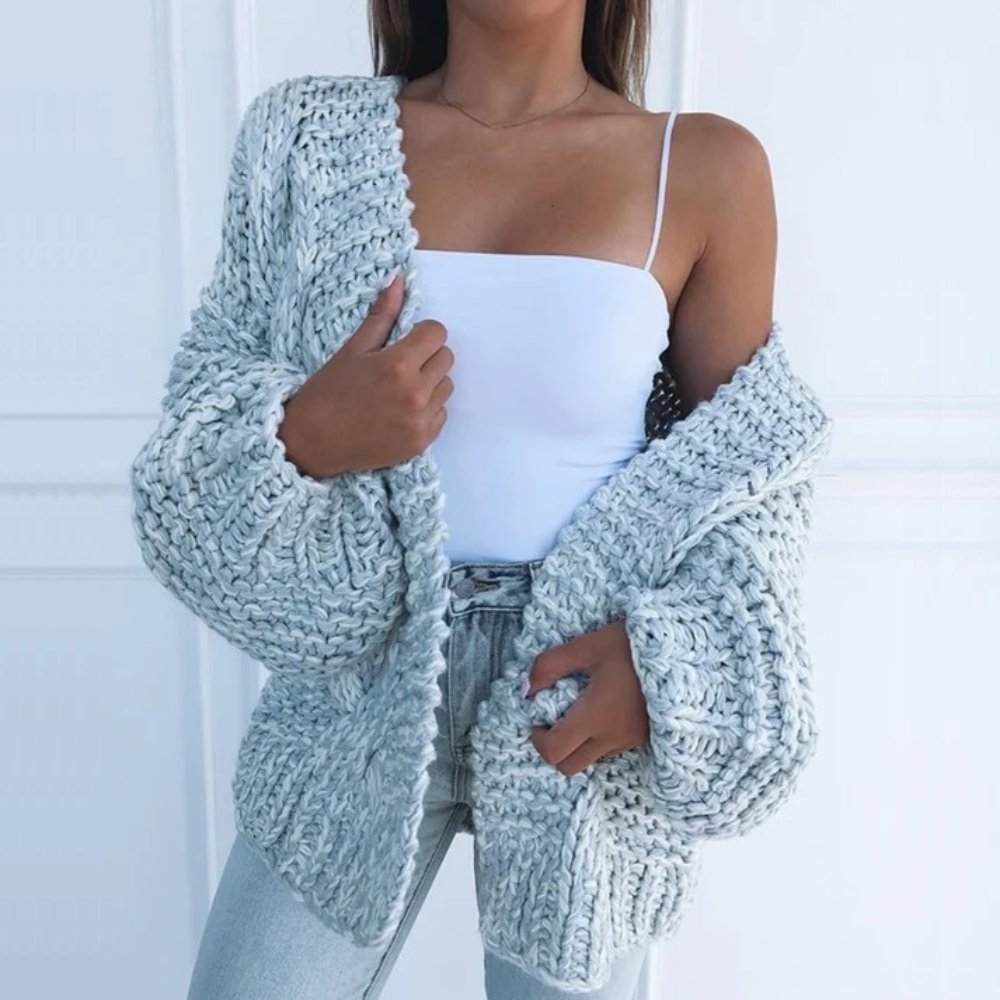 Holm™ | Oversize Strikvest til Hygge