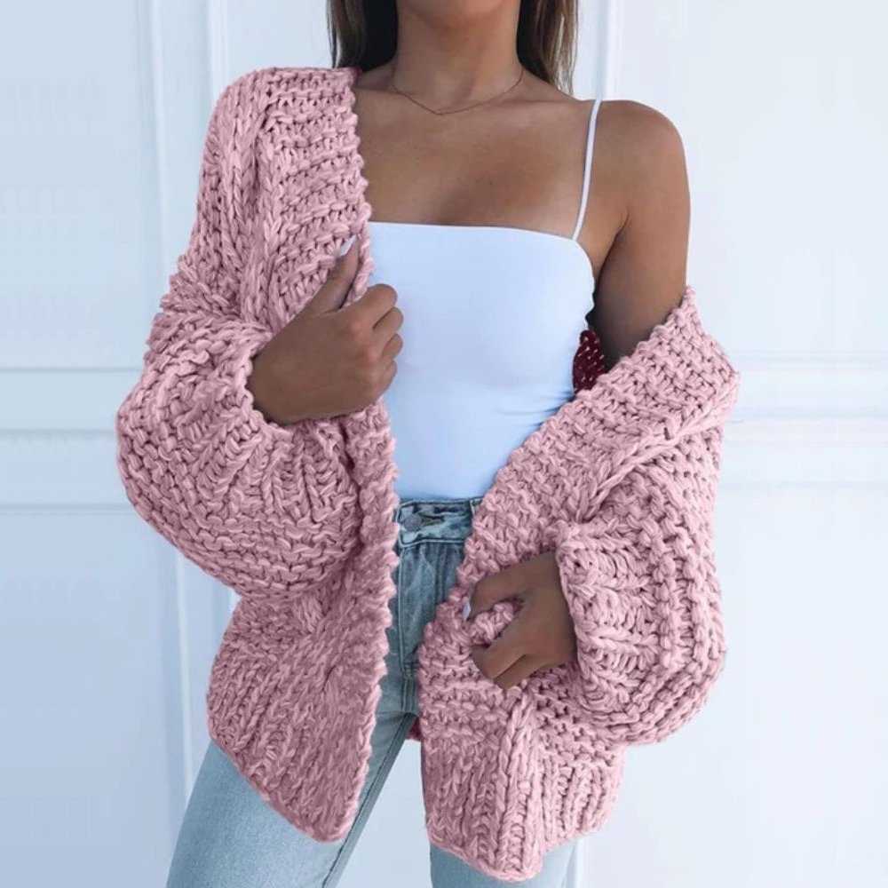 Holm™ | Oversize Strikvest til Hygge